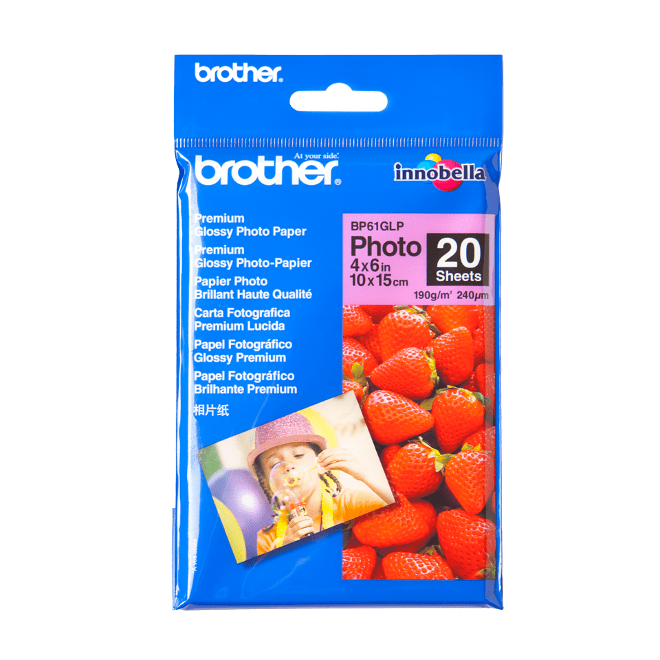 Brother BP61GLP Glanzpapier A6